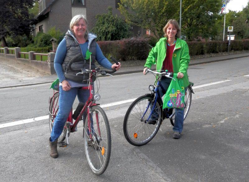 Susanne und Tanja fahren zurück nach Wankendorf