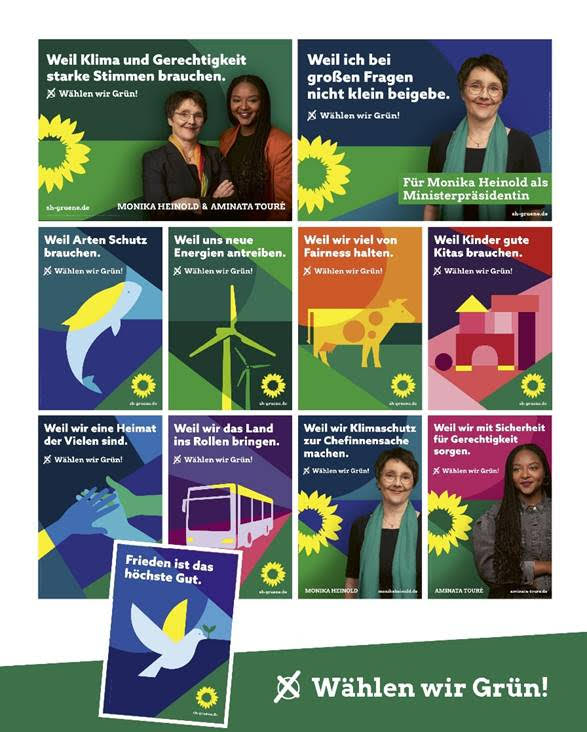 Grüne Werbekampagne zur Landtagswahl ist da