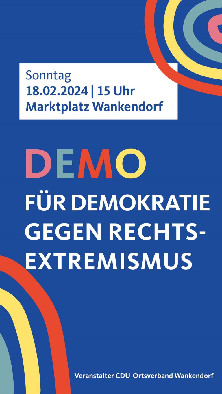 Kundgebung gegen Rechtsextremismus in Wankendorf am Sonntag den 18.2.2024